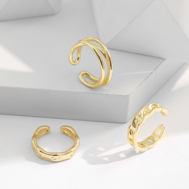 Vintage Ring Sets Women, Bohemian Geometric Ring Set