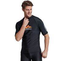 [COD] Bart sunscreen wetsuit mens split surfing short-sleeved swimming jellyfish suit quick-drying floating Lycra