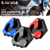 ☒❏ Side Kickstand Extension Plate For HONDA CRF 1000L Africa Twin 2015-2019 CRF1000L 2018 Motorcycle CNC Stand Enlarger Foot Pads