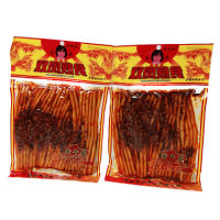 YUMMUY กุ้ยโจว Weiyuan Shuangfeng ตะกร้อสะเด็ดน้ำกลูเตนเนื้อแถบเผ็ด208กรัม Gratis Ongkir ของว่างรสเผ็ดทานมังสวิรัติในวัยเด็ก