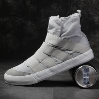 2022 Summer Men Fashion Casual Shoes Fashion Sewing Platform Sneakers Breathable Male Comfy High Top Canvas Shoes Flats Shoes