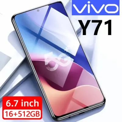 ใหม่ โทรศัพท์มือถือ VIVQ Y71 5G Phantoms โทรศัพท์ 6.7 HD+ รองรับ2ซิม Smartphone 4G/5G แรม16GB รอม512GB โทรศัพท์ถูกๆ Android 11.0 Mobile phone โทรศัพท์ ถูกๆ ดี มือถือราคาถูกๆ โทรศัพท์สำห รับเล่นเกม โทรสับราคาถูก