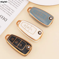 TPU รถ Remote Key Case Cover Shell สำหรับ Ford Ranger C-Max S-Max Focus Galaxy Mondeo Transit Tourneo Custom Auto Key ผู้ถือ Fob