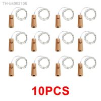 ✑☬ 10PCS Wine Bottle Cork LED String Lights Holiday Fairy Lights Garland Christmas Tree Wedding Party Decor 1M 2M 3M Battery case