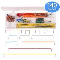 【YD】 140 Pieces Preformed Breadboard Wire Kit 14 Lengths Assorted for Prototyping Solder Circuits