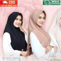 Jilbab Instan Khimar เสื้อเจอร์ซี่ผ้าไลคราสัตว์เลี้ยง-Kerudung Wanita/-Hijab Muslimah-Kerudung Bergo Instan - Khimar Kerudung Himab Jilbinstan Terbaru/-ฮิญาบ