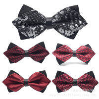 หูกระต่ายแฟชั่นของผู้ชายแหลม BowtiePophnin ฉบับภาษาเกาหลีงานแต่งงาน