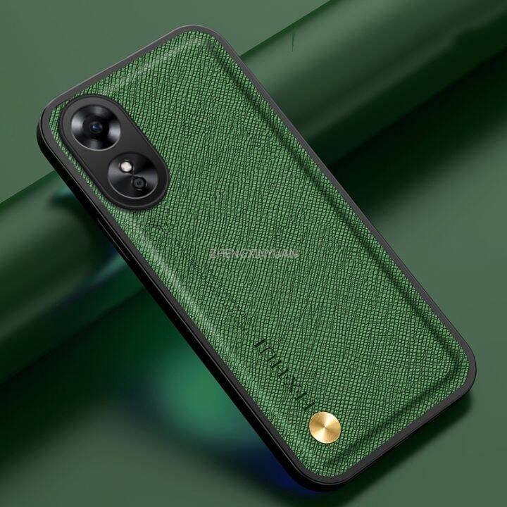 เคสสำหรับ-oppo-a58-a78-nfc-4g-ฝาครอบหนังปกป้องกล้องพื้นผิว-oppo-a98-5g-เคสแม่เหล็กยึดโทรศัพท์รถยนต์