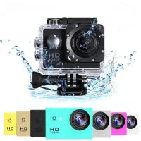 Action Camera กล้องติดรถยนต์ HD 1080P กล้องกันน้ำหมวกกันน็อคใต้น้ำกล้องบันทึกวิดีโอ Go Sport Pro Came Action Camera