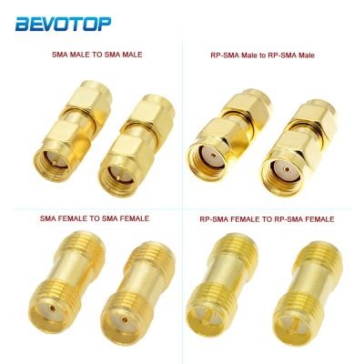 2 PCS/Lot SMA Type to SMA Type Male Plug/Female Jack Adapter for Raido Antenna RF Coaxial Connector Converter