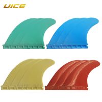 ☃▫ Fins de Surf 4.37 quot;/11.1cm 3 pièces en plastique de haute qualité pour Sup propulseur de Sports aquatiques accessoires de Surf