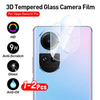 3D ตัวปกป้องกล้องถ่ายรูปใส1-2ชิ้นสำหรับ Oppo Reno10 10 Pro Reno 10 Pro + 5G Reno10Pro Plus 10Pro เคสคลุมทั้งหมดเลนส์แก้วป้องกัน