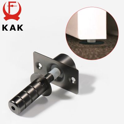 ▫ KAK Brass Door Stops Heavy Duty Door Holder Magnetic Invisible Door Stopper Catch Hidden Stainless Steel Door Stop Hardware