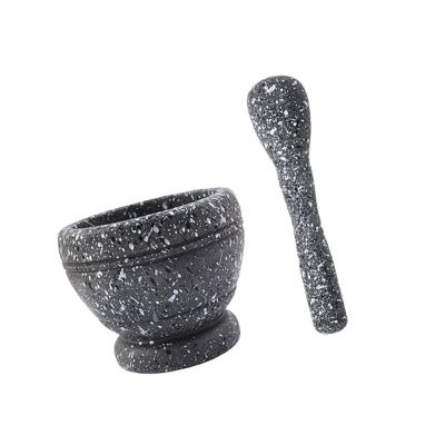 【CC】✆  Mortar Pestle Set Multifunctional Garlic Herb Press Grinder Mixing Crusher Bowl Tools Drugstore Household