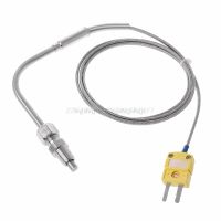 EGT K Type Thermocouple Temperature Controller Tools 0-1250C Exhaust Gas Temp Sensor Probe Connector with Exposed Tip My06 19