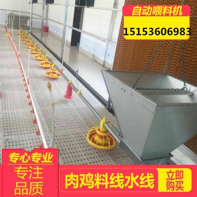 [COD] T breeding feed line water chicken coop feeding machine with auger farming equipment farm automatic