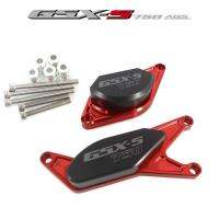 การ์ดแคร้ง กันแคร้ง กันล้ม Suzuki  GSX - S750 2017 2018 2019 L7 L8 CNC Aluminium Stator Crank Protector Frame Slider (RED)