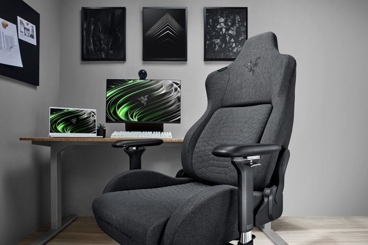razer-iskur-dark-grey-fabric-เก้าอี้สำหรับเล่นเกม