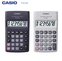 CASIO เครื่องคิดเลข รุ่น HL-815L (สีดำ สีขาว, สีฟ้า, สีชมพู่) 8 หลัก ใช้ Battery AA (รับประกัน CMG 2 ปี) ขนาดเล็กพกพา HL-815 HL815