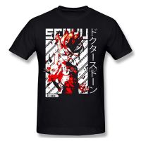 [Fashion] High Quality Men Clothing O-Neck 100 Cotton Senku Ishigami Graphic T-shirt Dr Stone Tsukasa Post Apocalyptic Anime _09