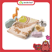 Tender Leaf Toys ของเล่นไม้ ของเล่นเสริมพัฒนาการ ชุดพรมซาฟารี Safari Playmat