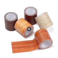 【hot】∋❀  Wood Grain Repair Duct Tape Renovation Adhensive Skirting Waist Floor Sticker