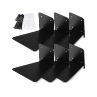 Invisible Floating Bookshelf Floating Book Organizer Wall-Mounted Perforated Books Holder Suit DVDs