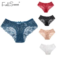 FallSweet Sexy Lace Panties for Women Mid-Rise Underwear Briefs S M L XL