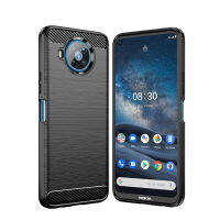 สำหรับ Nokia 8.3 8V 5G UW 7 6.4 6.3 5.4 5.3 5 3.4 3 2.4 2.3 1.4 1.3 แปรงเคสโทรศัพท์กันกระแทกฝาหลัง 360 ° ปลอกซิลิโคนป้องกันเต็มเคส TPU อ่อน