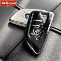 Hardingsun โครงเปลือกนอกเคส Kunci Remote Mobil ทีพียูสำหรับ BMW G20 G30 G11 X1 X3 F30 F32 G01 F25 X5 F15 X6 F07 F20 1 3 5 7ชุด