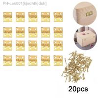 20pcs/lot Mini Cabinet Hinges Furniture Fittings Decorative Small Door Hinges For Jewelry Box Furniture Hardware 8mmx10mm