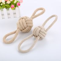 2021Dog Toy Cotton Rope Ball Dog Molars Cotton Rope Pet Interactive Toy Jaw Exerciser Chew Molar Bite Chew Ball Puppy Toys Toys