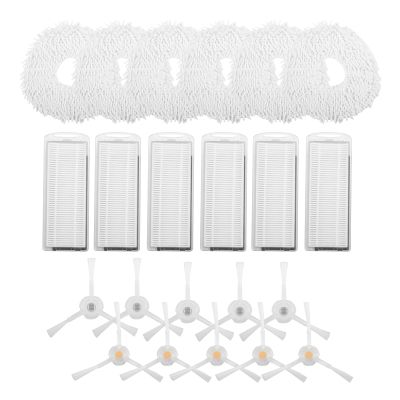 22PCS Suitable for Narwal T10 Sweeping Robot Accessories Side Brush Filter Screen Rag Mop Cloth