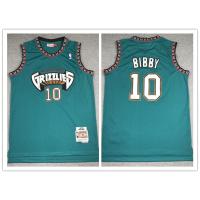 【6 Styles】 Memphis Grizzlies No. 10 Bibby Retro Green Basketball Jersey OW1J