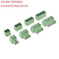 [PIIN] 10sets 15edg 2/3/4/5/6/7/8/9 Pin Right Angle Screw Terminal Block Connector 3.81mm Pitch Plug Pin Header Socket 2p 3p 4p 5p 6p - Connectors -