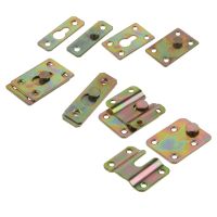 Iron Invisible Hinge Mirror Picture Frame Hanger Display Painting Photo Wall Hooks Interlocking Bracket