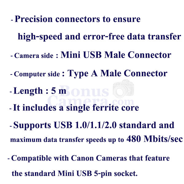 สายยูเอสบียาว-5m-ใช้ต่อกล้องแคนนอน-powershot-g1x-g1x-ii-g3x-g7x-เข้ากับคอมฯ-ใช้แทน-canon-ifc-200u-ifc400u-ifc-500u-usb-cable