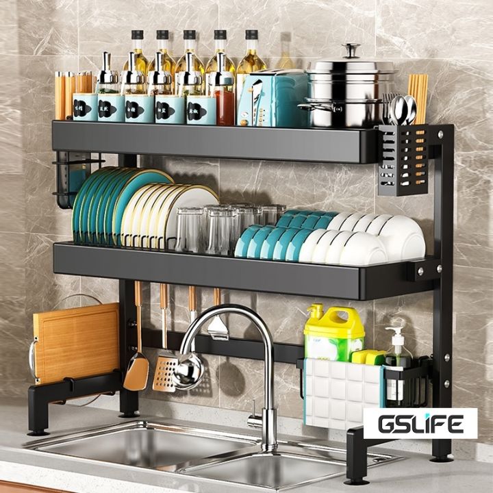  GSlife Over The Sink Dish Drying Rack Stainless Steel