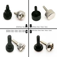 10pcs 6#-32 M3 M4 Slotted Phillips Head Hand Tighten Thumb Screw Bolt Thumbscrew for PC Computer Case Cover Power Supply PCI DIY Fasteners