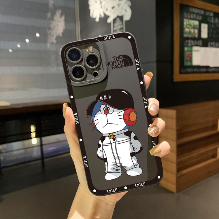 เคสสำหรับ-vivo-โทรศัพท์-t1-5g-y02s-y35-4g-y30-y55-y75-y01-y21-y33s-y3s-y20-y12s-y15a-y15การ์ตูนโดราเอมอน-y12a-y11s-ขอบสี่เหลี่ยมฝาครอบป้องกัน