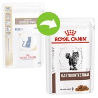 ลดล้าง stock ส่งฟรี HOTRoyal Canin Gastro Intestinal Pouch(Exp.01/23) ขนาด 85g x 12 ซองรอยัลคานิน อาหารแมวโรคท้องเสีย