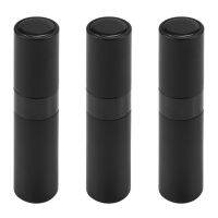 3X 8Ml Portable Travel Mini Bottle Refillable Empty Perfume Atomizer - Black