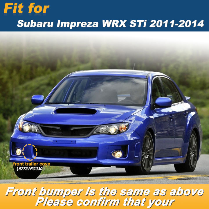 กันชนหน้าพ่วงตะขอหมวกลากจูงตาปกคลุมสำหรับ-subaru-impreza-wrx-sti-2011-2014-57731fg330อุปกรณ์เสริมในรถยนต์