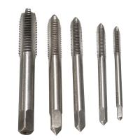 【cw】 5PCS Hand M4 M5  amp; Die Machine Straight Fluted Screw Thread Metric Plug Tools Set