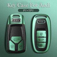 ✑﹍ Car Key Cover Case For Audi A4 A4L A5 S4 S5 B9 8W Q7 4M Q5 TT TTS RS A4L A6L Q5 A8 A5/A7 S5/S7 Q8 C8 D5 C6 A7 R8 A1 A3 Keychi