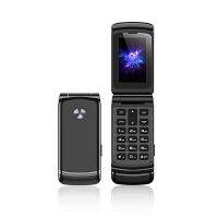 โทรศัพท์มือถือแบบพับมากๆ F1ของ ULCOOL,1.08นิ้ว,MTK6261D,รองรับบลูทูธ,ป้องกันการสูญหาย,GSM (สีดำ) (วิชาชีพ Diy)