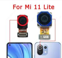 สำหรับ Xiaomi Mi 11 Lite กลับด้านหน้าด้านหลังกล้องด้านหน้าขนาดเล็ก S Elfie หันหน้าไปทางด้านหลังกล้องเดิมโมดูลดูอะไหล่ F LEX