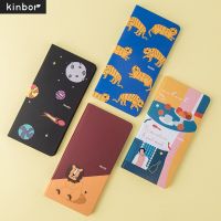 Kinbor Weekly Planner Notebook Small Grid Notepad Self-Filling HandAccount Journal Cute Animal Romantic Universe Plan Book Laptop Stands