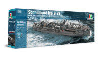 1/35 Schnell Boot Type S-38 Plastic model kit, Italeri #5620 can converted as R/C