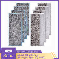 ล้างทำความสะอาดได้แห้งเปียก Rag สำหรับ IRobot ava Jet M6 (6110) (6012) (6112) M ชุดหุ่นยนต์เครื่องดูดฝุ่นซับผ้าแผ่นอุปกรณ์เสริม